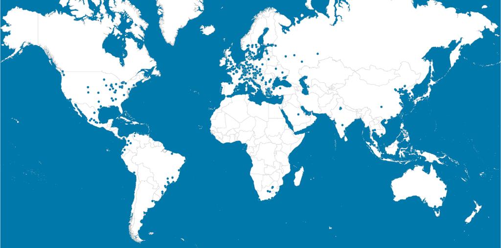 GLOBAL FOOTPRINT Weltweit führender Technologie- und