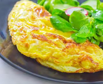 24 24 3,8 1,35 Omelettpfanne, abgerundet, um ganz einfach die Omelettes wenden und sie leicht aus der Pfanne gleiten.
