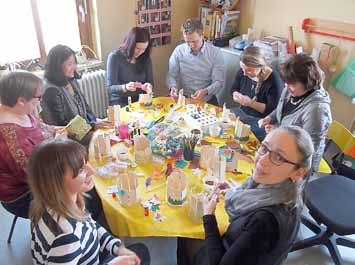 Ein weiteres Dankeschön richten die Knirpse und das Knirpsenteam im Auftrag des Osterhasen an die fleißigen Bastler, die am 27.