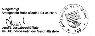 Seite - 8 - Amtsblatt der Stadt Wettin-Löbejün Nr. 5 16. Mai 2018 Jahrgang 8 nach Hauptbetrag, Zinsen und Kosten - einzureichen und den beanspruchten Rang mitzuteilen.