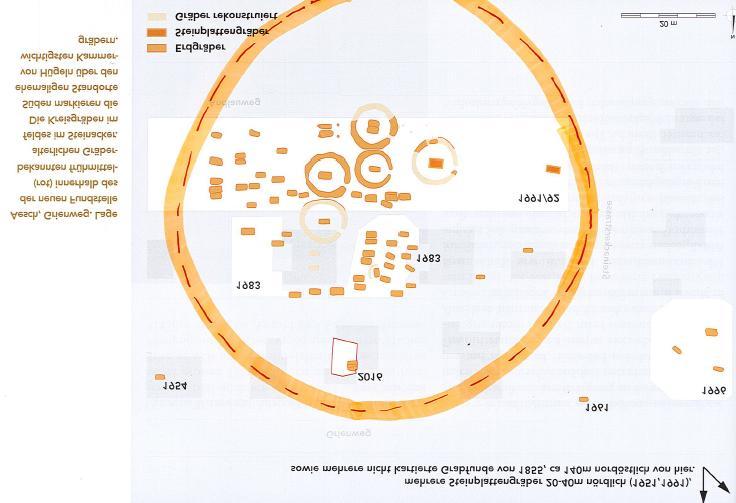 Drachenweg Quelle: Jahresbericht 2016 Archäologie BL Kreis orange mit roter