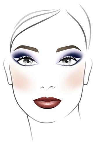 Wangenknochen dabei aussparen. THREE Für ein perfektes «CABARET Augen Make-up» verwendest Du die Farbnuancen Midnight Blue & Mermaid Shine aus dem CABARET EYESHADOW DUO.