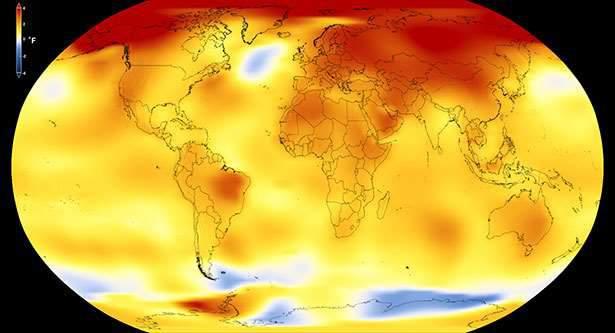 Heiße" Klimabilanz für 2017 Globale