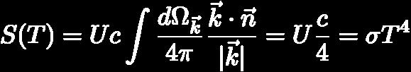 Stefan-Boltzmann Gesetz Planck: u Stefan-Boltzmann