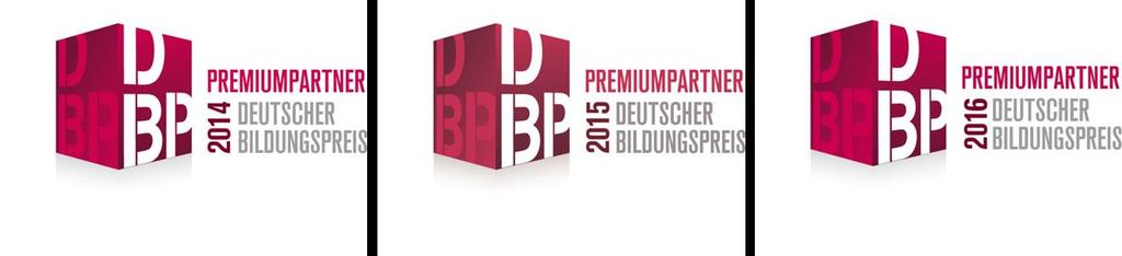PREMIUMPARTNER DES DEUTSCHEN BILDUNGSPREISES Der Deutsche Bildungspreis ist im Jahr 2012 durch die TÜV Süd Akademie ins Leben gerufen worden. Im Jahr 2013 fand die erste Preisverleihung statt.