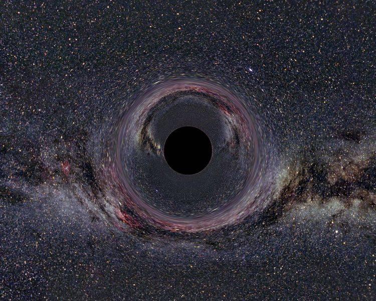 Ein isoliertes Schwarzes Loch