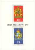 1972 - Klappkarte "100 Jahre Postmuseum" / Philex-Spez. Nr. 1 beklebt mit Michel Nr. 739, SSt Frankfurt 18.08.