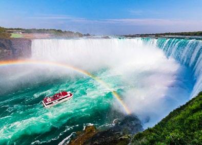 Unsere Empfehlung: Erlebnispaket Fahrt zu den weltbekannten Niagarafällen Besuch des Eiswein-Städtchens Niagara-on-the-Lake Montréal mit Besuch der Notre Dame de Montréal Québec mit Stadtrundfahrt