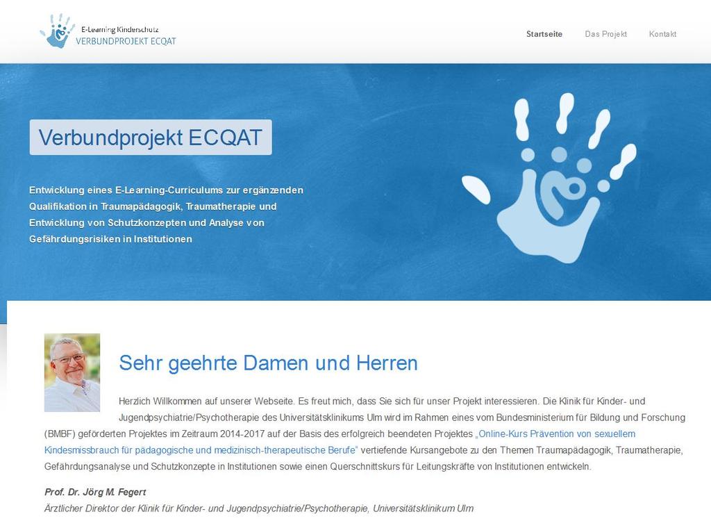 Projekt ECQAT Kurse Traumatherapie Traumapädagogik Schutzkonzepte in Institutionen Schutzprozesse achtsam und partizipativ gestalten Leitungswissen Kinderschutz in Institutionen - ein Kerncurriculum