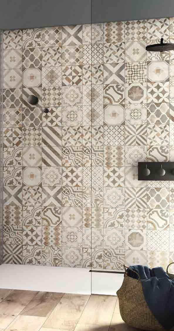 Cementine IN DOOR mixcolor WALL TILE 20x20-8 x8 2020CEM003 CEMENTINA