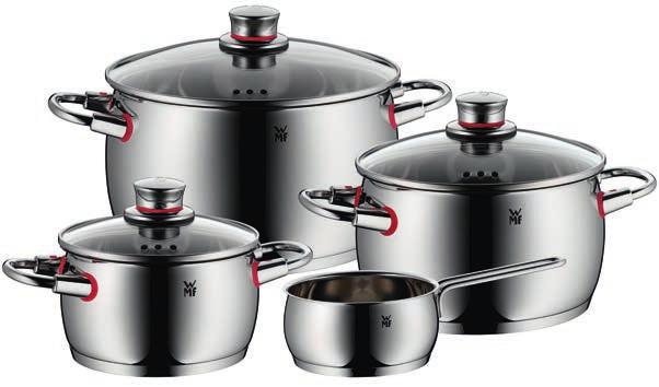 statt 25,95* jetzt 17,95 Topf-Set Quality One, 4-teilig Mit Cool+ Technology-Griffen, die beim Kochen nicht heiß werden.