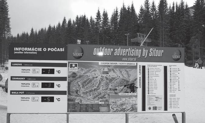 Sitour info Bohatá ponuka spoločnosti Sitour Khlavným činnostiam spoločnosti Sitour, okrem iného, už niekoľko rokov patrí dodávka informačných systémov do lyžiarskych stredísk.