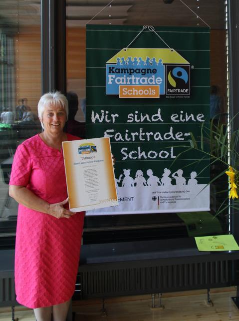 2018 war es endlich so weit: Unsere Schule wurde offiziell als Fair Trade- Schule ausgezeichnet.