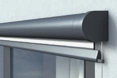 VERTITEX Highlights und Varianten VertiTex WeiTop ideal für Terrassendach und Glasoase Die Gehäuseform der VertiTex ist perfekt auf