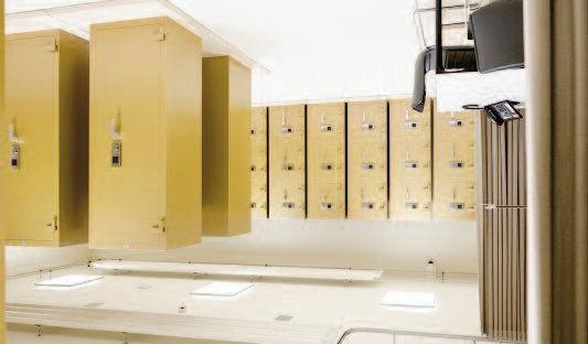 High-Tech Hochsicherheitslager Wir bieten separate Lagerung in unseren Tresorräumen, privaten Tresorräumen, Tresoren und Schließfächern.