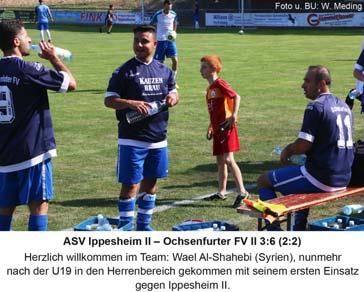 ) OFV Schiedsrichter: Ralf Mack, Euerfeld Zuschauer: 45 Ochsenfurter FV II SV Sonderhofen II 1:3 (0:0) Ein Satz mit X?