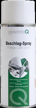 Kleben & Reinigen Das greenteq Beschlag-Spray ist ein silikonfreies, dünnflüssiges Öl zur Schmierung und Wartung von Fenster- und Türbeschlägen.