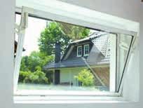 ACO Nebenraumfenster mit Dreh-/Kippflügel Produkteigenschaften Die hochwertigen Nebenraumfenster aus Kunststoff mit Dreh-/Kipp-Beschlag sind mit Wärmeschutzverglasung (U g -Wert 1,1 W/m 2 K)