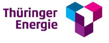 TEAG-Konzern mit 50 Unternehmen, 6 vollkonsolidiert Thüringer Energie AG 100% 100% 100% 100% 100% TEN Thüringer Energienetze