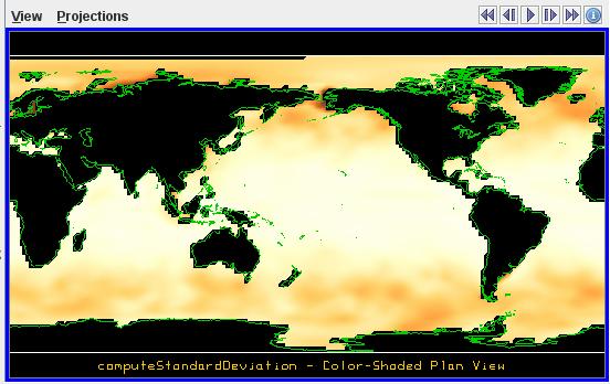 Visualisierungskomponenten Ozeanmodell Pattern recognition (II) Details on demand Show temporal variability at a