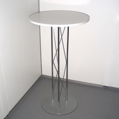B/Z SC 010 48 60,- (Standard bis 15 m²) Barhocker LEM, weiß/chrom Sitz aus Holz weiß lackiert Gestell aus