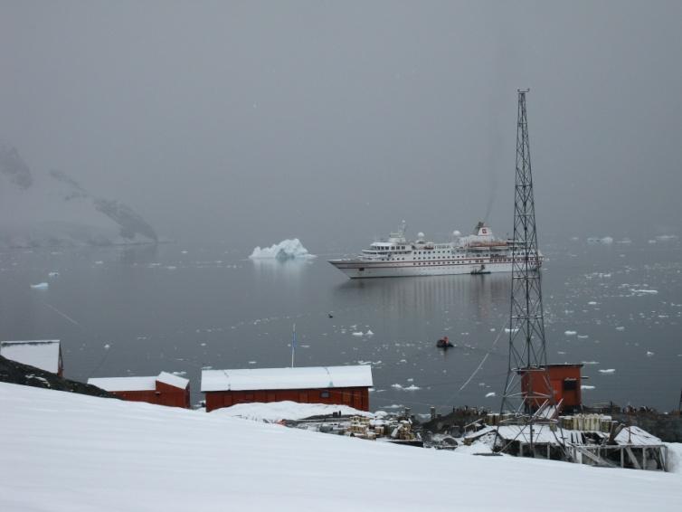 Ein Seetag in der Drake Passage gab noch Gelegenheit mit den