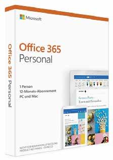 Business 2019 Word, Excel, PowerPoint, OneNote und Outlook 269,90 Jahreslizenz