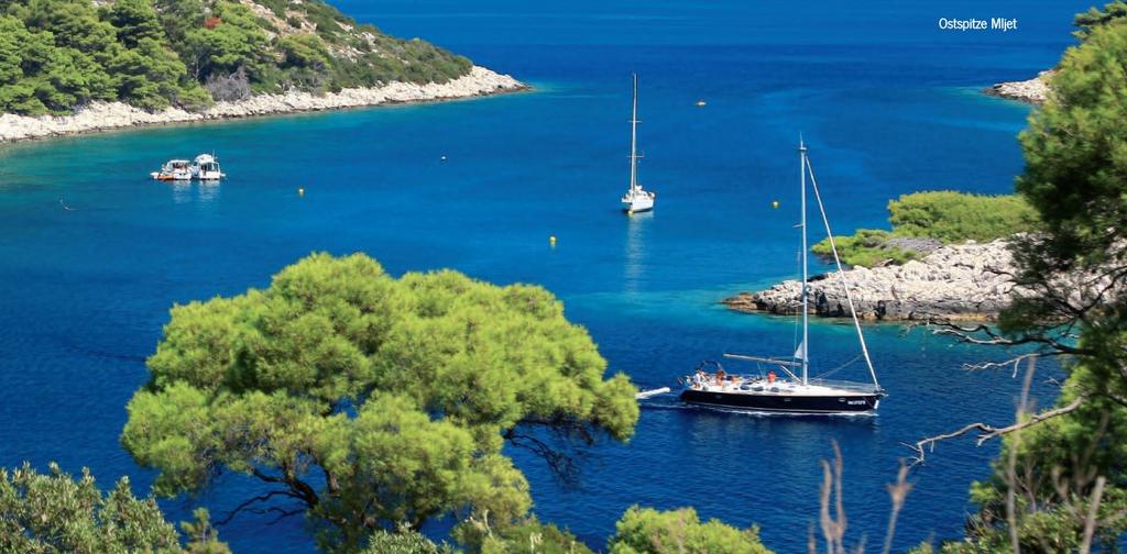 Cavtat Segeln Sie zum schönen südlichen Ende der kroatischen Küste.
