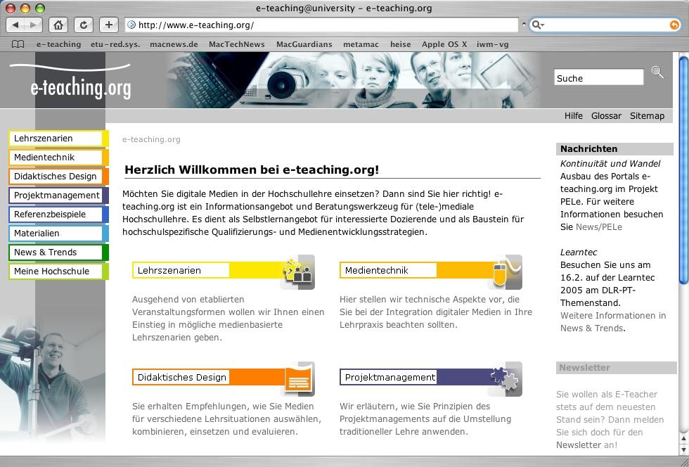 Lösungsansatz: e-teaching.