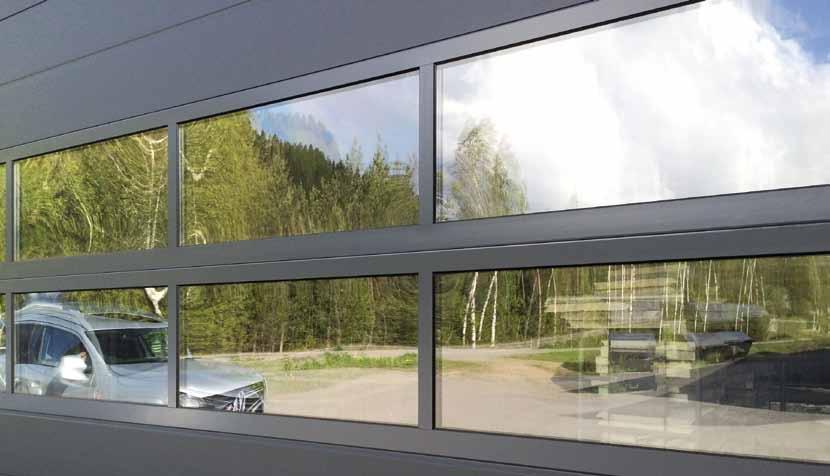 Rahmenfarbe Silber Rechteckfenster 455x295 mm /