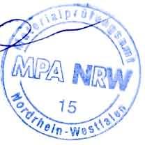 rj!]llj)~ w. ~ MaterIalprüfungsamt Nordrheln-Westfalen Prüfbericht Nr. 230007996-2 vom 18.04.