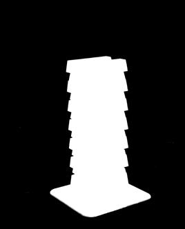 cm x B30 cm x T30 cm Fußplatte: 50 cm x 50 cm Zap Totem H88 cm Gruppenarbeit Tischhöhe von 9 cm über dem