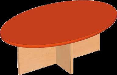 . # 49,00 / 58,31 h Dekore Knietisch Standard Knietisch als Spieltisch Tischgestell im Dekor Buche hell.