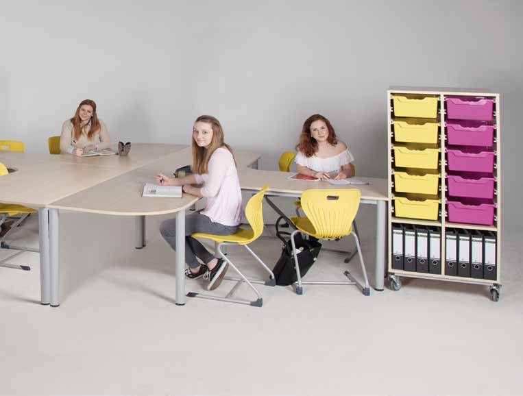 TISCHE & STÜHLE L-Form Arbeitstisch Tischgestell aus Stahl mit runden Beinen, inklusive Bodenausgleichsschrauben.