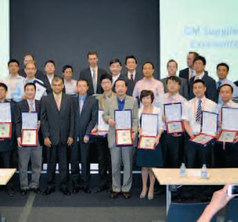 Erweiterung im weltgrößten Automobilmarkt Der Quality Excellence Award ist eine nahmen die Auszeichnung in Shanghai neue Initiative der Global Quality Abteilung im September entgegen.