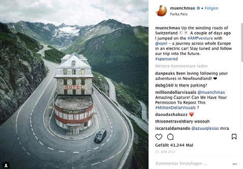 Kurz darauf gründet er die German Roamers, einen Zusammenschluss aus 14 Bildermachern, die erklärtermaßen das Potenzial der besten deutschen Outdoor-Fotografen auf Instagram bündeln wollen und