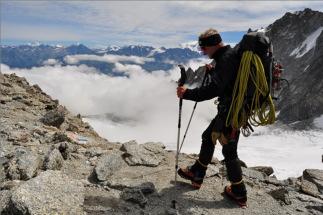 Nach dem Frühstück ging es gegen 6 Uhr bis an den Rand des Glacier du Tour, wo die