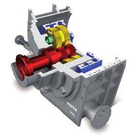 Stoeckicht-Planetengetriebe von Voith Turbo BHS Getriebe werden zwischen allen gängigen und üblichen An- und Abtriebsmaschinen innerhalb von Turbosträngen eingesetzt.