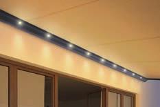 Sottezza II/LED Highlights und Varianten Unterglasbeschattung für ein behagliches Wohngefühl Mit ihrer schlanken Form und einem
