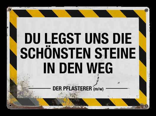 Pflasterer arbeiten meistens in Gruppen, daher sollte die Bereitschaft zur Teamarbeit