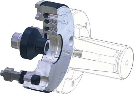 Zwischenflansch Zwischenstück RMS Für manuellen Spannmittelwechsel mit minimalem Zeitaufwand. AUSFÜHRUNG Manuelles Schnellwechselsystem für Spannmittel.