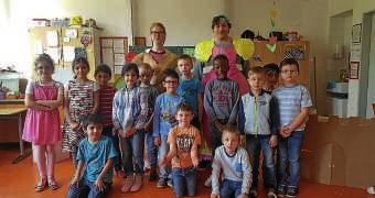 Herr Kußmann, Schulleiter der Käthe-Kollwitz-Schule (KKS), stellte die schulischen Anschlussmöglichkeiten nach dem Realschulabschluss an der Gemeinschaftsschule heraus.