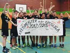Aachen/Düren xxxx D-Jugend des VfL 63 Langerwehe ist Kreismeister Langerwehe kann auf eine erfolgreiche Saison zurückblicken Der Traum der jungen Handballer mit Alina Welter als einzigem Mädchen und