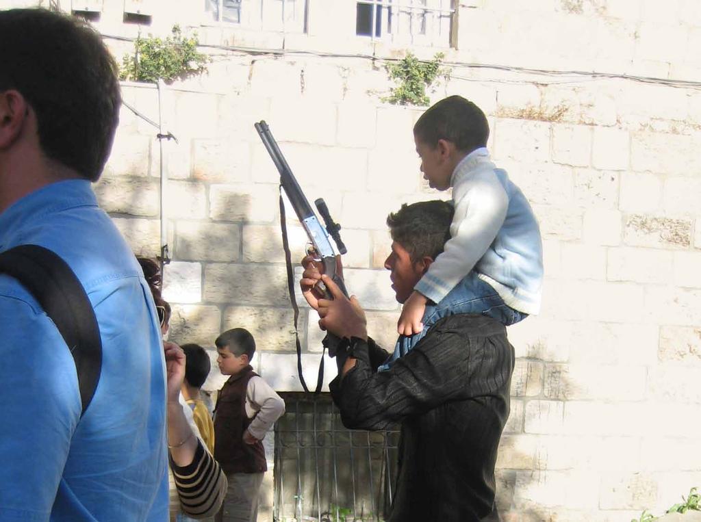 in Ramallah Ernst Spiel israelische Sicherheitskraft