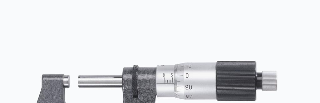 2-4 - Präzisions-Mikrometer Genauigkeit besser als DIN 863 Stabile Ausführung - Ablesung 0,01 mm ohne Adition durch Gewindesteigung 1 mm und 100er Teilung, dadurch ideal zum Drehen und Fräsen