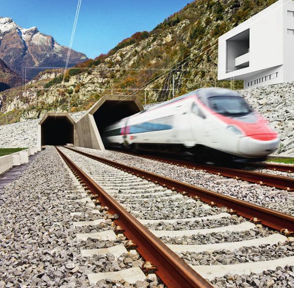 AlpTransit Gotthard Neue Verkehrswege durch das Herz der Schweiz Am Gotthard entsteht die erste Flachbahn durch die Schweizer Alpen.