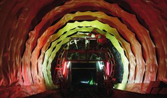 Innenausbau Ein Bauwerk für mindestens 100 Jahre Tunnelverkleidung und Tragkonstruktionen der Basistunnel müssen ohne wesentlichen Unterhalt 100 Jahre Bestand haben.