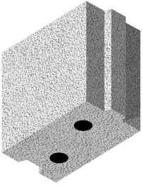 Fachgerechtes Anlegen einer Außenecke d = 5,0 cm; 5DF Normaplan Vbl 5DF 4,7 / 5,0 / 4,9cm Schicht :. Normaplan Vbl 5DF, Steine ohne Feder in die Ecke, falls im Paket anteilmäßig enthalten.
