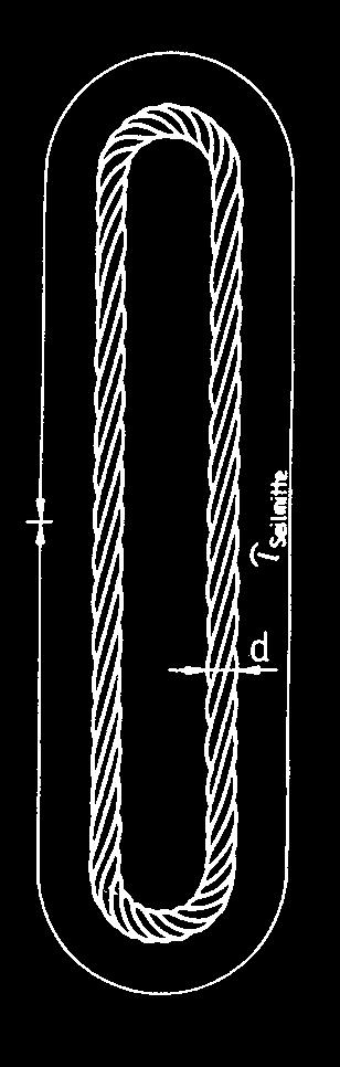Grummetschlingen Bearbeitung von Seilen Grummetschlingen DIN EN 13414-3, Art. Nr. 153088kpp.