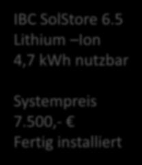 5 Lithium Ion 4,7 kwh
